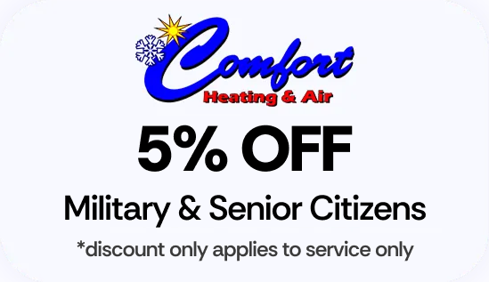 5% OFF Military & Senior Citizen